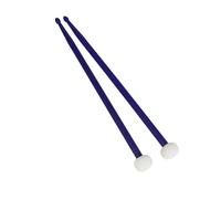 LIXSAZSE Bacchette per timpani Bastoncini per tamburi con testa in feltro Classica pratica anti-slittamento Riproduzione di martelli a tamburo a doppia testa per studenti Adulti, Blu scuro
