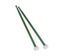 LIXSAZSE Bacchette per timpani Bastoncini per tamburi con testa in feltro Classica pratica anti-slittamento Riproduzione di martelli a tamburo a doppia testa per studenti Adulti, Sark Verde