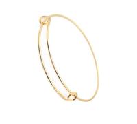 LIXSAZSE Braccialetto espandibile Polsino regolabile Filo metallico Polsino in bianco Gioielli di moda Ornamento per il corpo Buoni accessori, Oro 18k