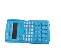 LIXSAZSE Calcolatrice scientifica Ingegneria Digitale 12 cifre Funzione elettronica Calcolo Studio Modello da ufficio portatile Casuale, Cielo blu