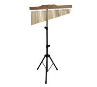 LIXSAZSE Campanello professionale a 36 barre con supporto, adatto per attività di lode corale e percussioni da tavolo, processo di galvanizzazione, strumento a percussione