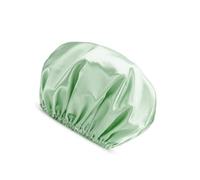 LIXSAZSE Cappello da notte femminile Bagno Cuffia per capelli da doccia impermeabile Copricapo da ragazza ispessito a prova di olio domestico dell'hotel, Verde