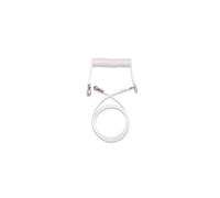 LIXSAZSE Cavo della tastiera Cavi della tastiera di gioco Cavi USB di tipo C per cavi aeronautici a molla Cavo connettore Sostituzione del raccordo del computer, Bianco