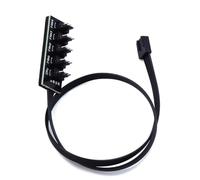 LIXSAZSE Cavo PWM da 1 a 5 a 4 pin Componenti di controllo professionali Componenti modificati Sostituzione dello splitter dell'adattatore del mozzo della ventola di raffreddamento