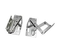 LIXSAZSE Cerniere per vassoi ribaltabili Soluzione per l'ottimizzazione dello spazio Cerniera a molla per porta ribaltabile a 45 gradi verso il basso Trasforma la configurazione