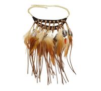 LIXSAZSE Collana girocollo fatta a mano alla moda e bellissima collana bavaglino con ciondolo bohémien, accessori per gioielli da donna, accessori da donna con nappe