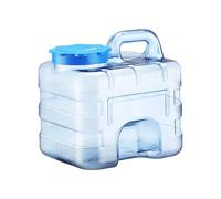 LIXSAZSE Contenitore per acqua da campeggio leggero con maniglia robusta per un trasporto e un versamento senza sforzo. Distributore d'acqua per gite di giorno o avventure, Blu, 7.5 litri