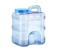 LIXSAZSE Contenitore per acqua da campeggio leggero con maniglia robusta per un trasporto e un versamento senza sforzo. Distributore d'acqua per gite di giorno o avventure, Blu, 10 litri