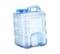 LIXSAZSE Contenitore per acqua da campeggio leggero con maniglia robusta per un trasporto e un versamento senza sforzo. Distributore d'acqua per gite di giorno o avventure, Blu, 20L