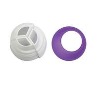 LIXSAZSE Convertitore di ugelli per sac à poche per glassa a 3 colori Decorazioni per fondente Strumenti di cottura decorativi Ugelli Adattatore per pasticceria decorativa