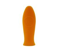 LIXSAZSE Coperchio della maniglia della pentola in silicone della cucina Maniglie della pentola in ghisa Maniglie Grip Pad Coperture resistenti al calore in tinta unita, Arancia