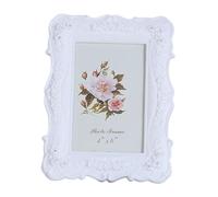 LIXSAZSE Cornice per foto della fattoria per bambini Vetrina per i primi momenti del piccolo Proteggere in modo sicuro la cornice dalla polvere delle foto, Bianco, C-6 pollici