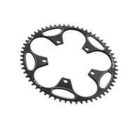 LIXSAZSE Corone singole staccabili per mountain bike, 130 rotonde, realizzate con taglio CNC, offrono una maggiore durata. Corone strette e larghe, 130 rotonde, 52T