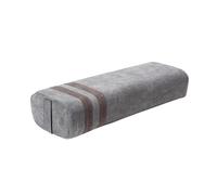 LIXSAZSE Cuscino di Supporto Versatile Che Offre Un Comfort Migliorato. Cuscino Yoga Bolster Supporta Le Posizioni di Equilibrio e Modifica Senza Sforzo. Yoga, Grigio, 70x24x14cm