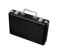 LIXSAZSE Custodia per gettoni da casinò in lega di alluminio per 200 gettoni, che offre longevità e organizzazione a casa o in viaggio, custodia per il trasporto di da gioco.