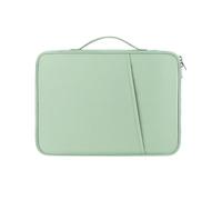 LIXSAZSE Custodia per laptop universale Custodia protettiva per computer Borsa per il trasporto anti-caduta Borsa per tablet da lavoro Accessori, Verde, 12.9-13 pollici