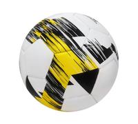LIXSAZSE Dai il via al successo con la camera d'aria in gomma del pallone da calcio misura 5 ufficiale per un allenamento di calcio con ritenzione d'aria eccezionale, Bianco giallo