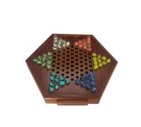 LIXSAZSE Dama Board Cassetti in legno Dama Gioco Grandi giochi di strategia Bambini Principianti Home AdulT Education School