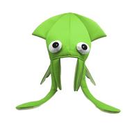 LIXSAZSE Divertimento e creatività per le feste con il cappello da calamaro come parte di divertenti cappelli da festa che assicurano che ogni ospite sia intrattenuto. Gioco di , verde , 58 cm