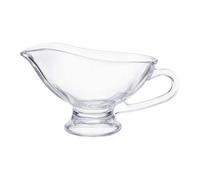 LIXSAZSE Elegante salsiera con mestolo e piattino, affidabili piatti per salse per le celebrazioni natalizie e le cene festive, ciotole per servire salse, stoviglie in vetro per la sala da pranzo