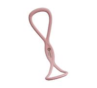 LIXSAZSE Fascia elastica per fitness affidabile e robusta per gambe, donne e uomini, pilates, yoga, allenamento della forza, fascia elastica per body building, esercizi per la, rosa, 46x11.5 cm