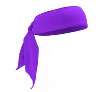 LIXSAZSE Fascia per la corsa alla moda Fasce per il sudore regolabili sulla schiena Accessori per attività all'aria aperta multicolori Regali di karate per il basket da tennis, Viola