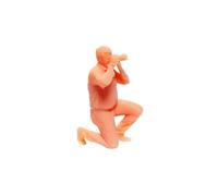 LIXSAZSE Figure di persone in Per scala 164, figure Diaroma non dipinte, che offrono pose diverse, migliorando la scena in miniatura e gli sforzi del progetto, Stile F
