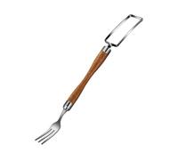 LIXSAZSE Forchetta per dividere la frutta con manico in acciaio inossidabile 304. Taglio facile, scavare e tagliare i meloni in piccoli pezzi, taglia larga