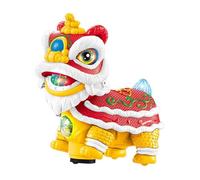 LIXSAZSE Giocattolo a forma di leone che canta e danza con luci e suoni vivaci per insegnare ai bambini le tradizioni culturali, luci brillanti e musica in movimento, regalo