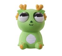 LIXSAZSE Giocattolo da spremere per alleviare Lo Stress Bug Portatile con Occhi Grandi Quando spreme Il Giocattolo in Gel di silice per alleviare Lo Stress da, Verde Chiaro