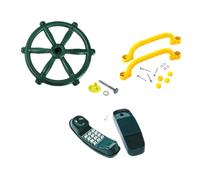 LIXSAZSE Giocattolo per attività all'aperto con volante per parco giochi per bambini, progettato per esperienze di gioco divertenti e coinvolgenti per i, Con maniglie
