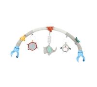 LIXSAZSE Giocattolo Per unico per passeggino, sonaglio sensoriale da appendere, morbido, da viaggio, per culla, per bambini e bambine, che emette un suono quando viene scosso o , elefante , 87x25cm