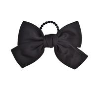 LIXSAZSE Grande fascia per capelli con clip a molla con fiocco regolabile multicolore senza intoppi Supporto per coda di cavallo Per Bobby Pin Scrunchies per ragazze, Fascia nera