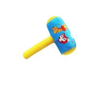 LIXSAZSE Grazioso martello di peluche da 8 cm, imbottito in cotone, con immagini di cartoni animati accattivanti e campanellini per arricchire il tempo gioco del bambino. Martello peluche imbottito in
