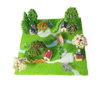 LIXSAZSE Il kit fai-da-te con paesaggio in miniatura include un modello di casa, Per erba e piante. Impegno della famiglia nella creazione. Stimola l'immaginazione dei bambini.