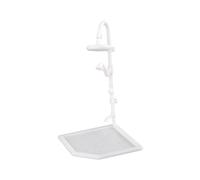 LIXSAZSE La testa della doccia per bambole offre accessori per la doccia impressionanti che migliorano le scene realistiche del bagno in miniatura Accessori