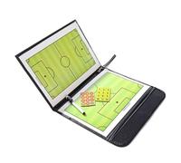 LIXSAZSE Lavagna tattica da calcio con cerniera magnetica Lavagna tattica per allenatori leggera e portatile Ampia gamma di usi Lavorazione , 3 volte