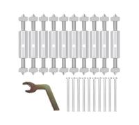 LIXSAZSE Le viti durevoli della cassetta impediscono la rotazione e la stabilità, nessuna piegatura, presa per asta di supporto della scatola delle viti del riparatore cassetta, Tipo 118 metallo