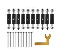 LIXSAZSE Le viti durevoli della cassetta impediscono la rotazione e la stabilità, nessuna piegatura, presa per asta di supporto della scatola delle viti del riparatore cassetta, Isolamento tipo 86