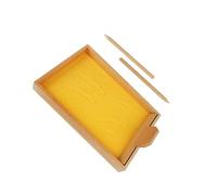 LIXSAZSE Lettere in legno Alfabeto mobile per bambini Educativi Espressione creativa e apprendimento tattile in un Per unico divertente giocattolo Giocattoli per bambini 1 anno Vassoi