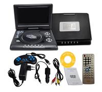 LIXSAZSE Lettore DVD portatile ad alto volume con altoparlanti ad potenza 1. Portatile e magico compatto, facile da trasportare ABS DVD RW