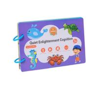 LIXSAZSE Libro di adesivi riutilizzabili per lo sviluppo cognitivo per bambini piccoli da 1 a 3, coinvolgente per i bambini, libro di puzzle educativo precoce