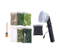 LIXSAZSE Macchina elettrica per floccaggio statico, utensile manuale, modello versatile, applicatore di Per erba statica per floccaggio, per appassionati di fai da te, modellismo, hobby, artigianato,