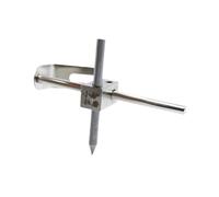 LIXSAZSE Marcatore circolare per cucire, accessorio rotondo per macchina da cucire, trova il centro senza stress, l'utensile per macchina consente di centrare il modello e lungo una traiettoria