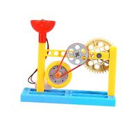 LIXSAZSE Materiali del modello del generatore elettrico manuale Gadget STEM leggero e robusto per giovani inventori curiosi Modello generatore di corrente a manovella