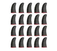 LIXSAZSE Mobile Game Fingertip Sleeve Touch Screen Antiscivolo Resistente al sudore Coperture da gioco traspiranti Guanti da gioco in fibra d'argento, No.03