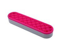 LIXSAZSE Organizzatore cosmetico versatile Conserva e ordina gli elementi essenziali di bellezza Scatola porta cosmetici in gel di silice Conservazione pennelli per trucco, rosa rossa