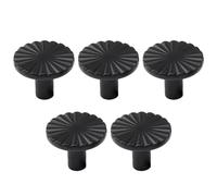 LIXSAZSE Ottone di 5 maniglie per cucina e maniglie per cassettiera in ottone, maniglia per porta in lega di zinco, pomello per cucina, bagno, cassetto, digitare+3