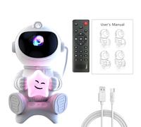 LIXSAZSE Proiettore di luce del cielo stellato per astronauti con Bluetooth che ti fa sentire come se stessi fluttuando spazio. Può anche essere regolato, Abbraccia le stelle