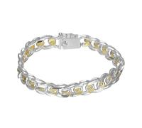 LIXSAZSE Regali di Natale segreti Bracciale a catena Per unico per uomo Bracciale a catena Bracciale da uomo in argento con ciondolo 925, due colori